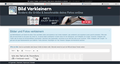 Desktop Screenshot of bildverkleinern.com